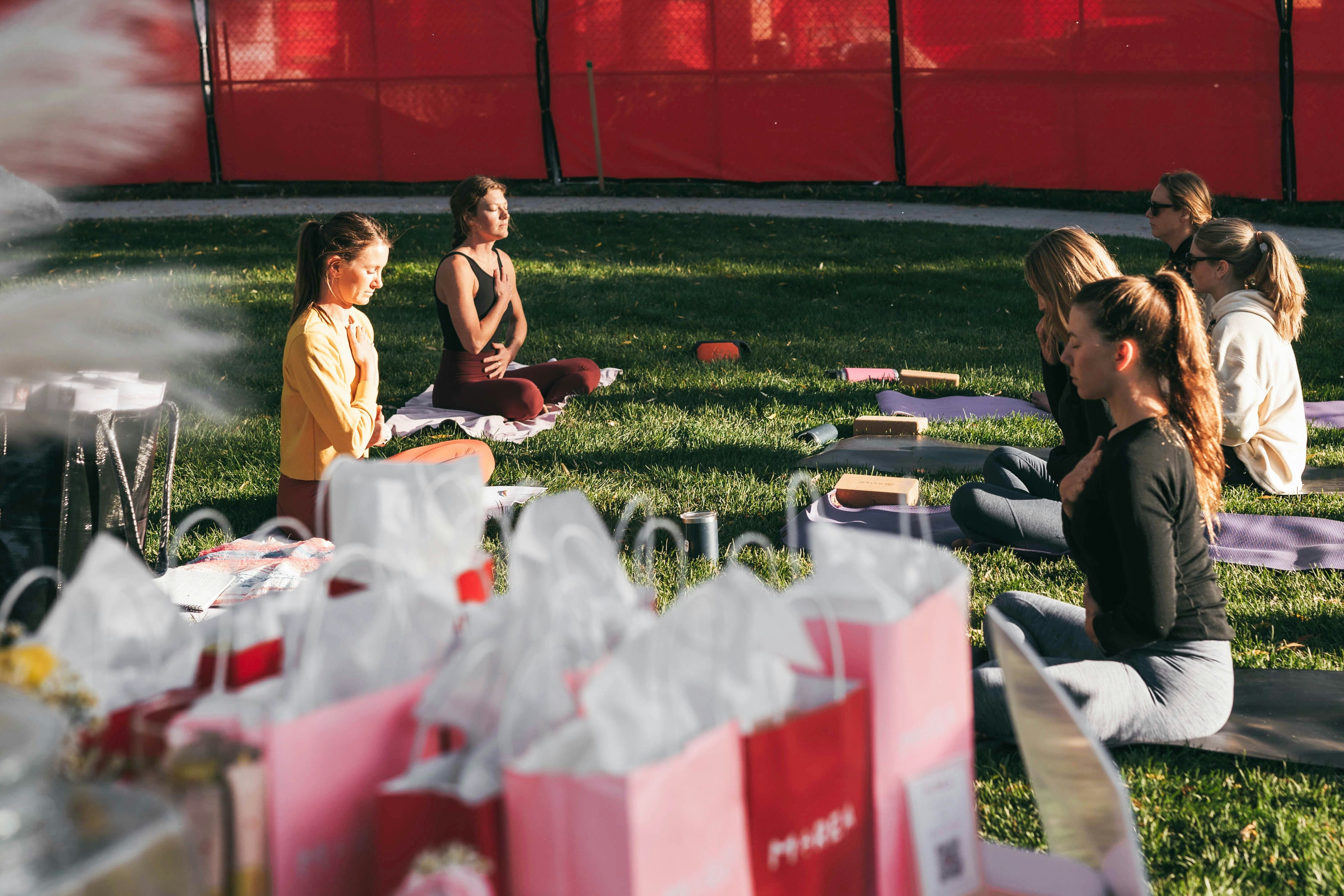 Community volunteers working together